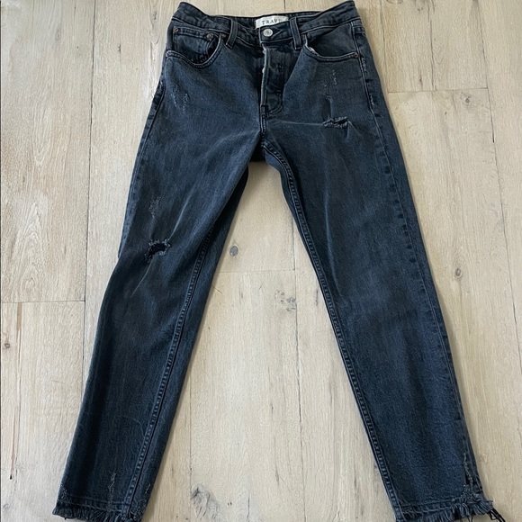 DO NOT BUY Trave Constance Distressed Raw Hem Jeans